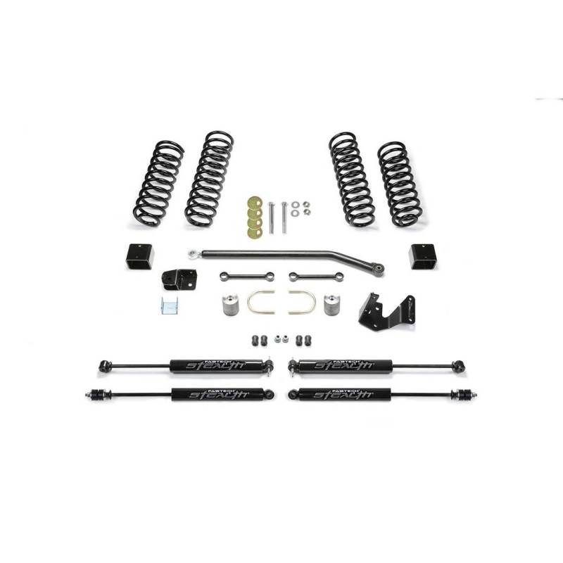 Lift Kit Suspension for 2007-2018 Jeep Wrangler JK 3-3'' Lift Front and Rear, Front, Rear