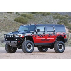 Lift Kit Suspension for 2003-2005 Hummer H2 6-6'' Lift Front and Rear, Front, Rear