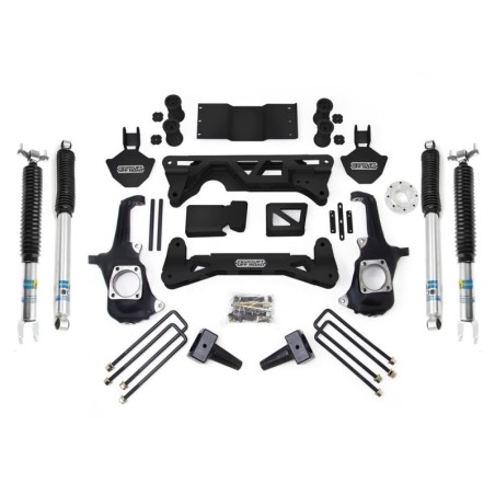 Lift Kit Suspension for 2011-2019 Chevrolet Silverado 3500 HD 2WD/4WD 5-5'' Lift Front and Rear