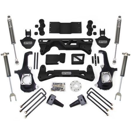 Lift Kit Suspension for 2011-2019 Chevrolet Silverado 3500 HD 2WD/4WD 5-5'' Lift Front and Rear