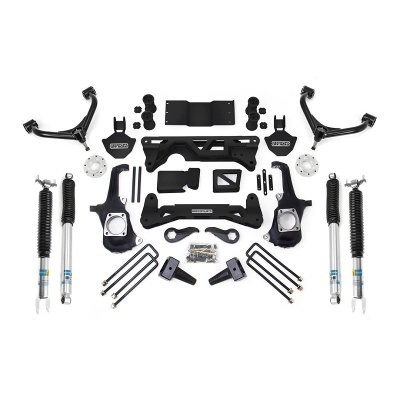 Lift Kit Suspension for 2011-2019 Chevrolet Silverado 3500 HD 2WD/4WD 5-5'' Lift Front and Rear