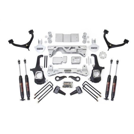 Lift Kit Suspension for 2011-2019 GMC Sierra 2500 HD 2WD/4WD 5-5'' Lift Front and Rear