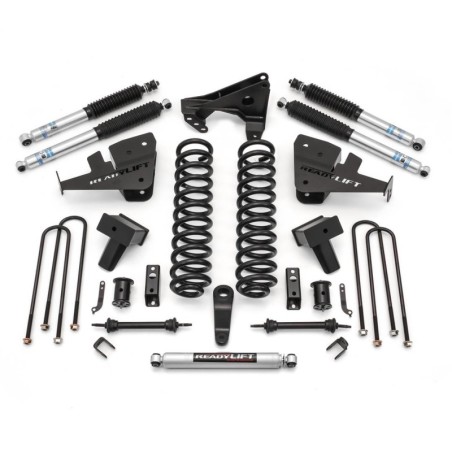 Lift Kit Suspension for 2017-2017 Ford F-450 Super Duty 4WD 4-4'' Lift Front and Rear