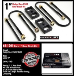 Leaf Spring Block Kit for 2011-2013 Ram 2500 2WD/4WD 1-1'' Lift Rear