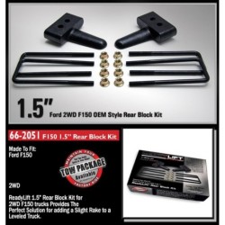 Leaf Spring Block Kit for 2004-2020 Ford F-150 2WD 1.5-1.5'' Lift Rear