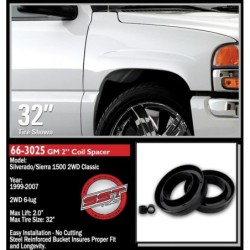 Leveling Kit Suspension for 2007-2007 Chevrolet Silverado 1500 Classic 2WD