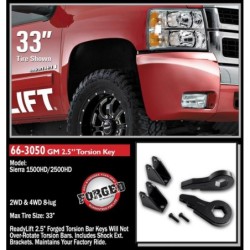 Leveling Kit Suspension for 2002-2006 Chevrolet Avalanche 2500 2WD/4WD 2-3'' Lift Front