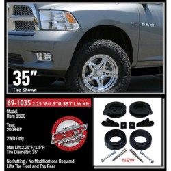 Lift Kit Suspension for 2009-2010 Dodge Ram 1500 2WD 1.5-1.5'' Lift Front and Rear, Front, Rear