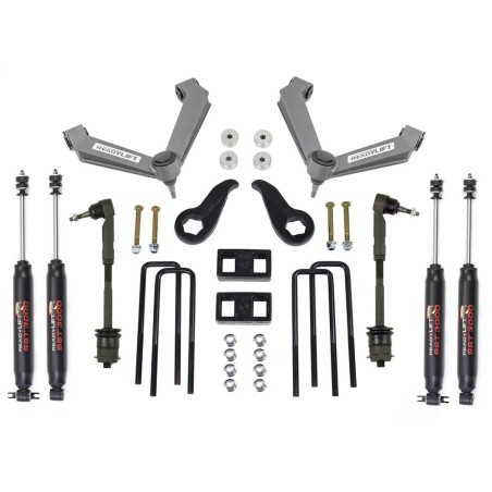 Lift Kit Suspension for 2011-2019 Chevrolet Silverado 2500 HD 4WD 1-1'' Lift Front and Rear