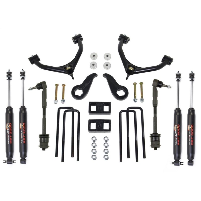 Lift Kit Suspension for 2011-2019 Chevrolet Silverado 2500 HD 2WD/4WD 1-1'' Lift Front and Rear