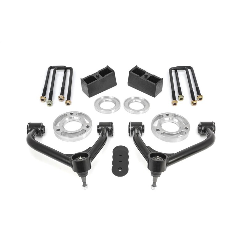 Lift Kit Suspension for 2019-2019 Chevrolet Silverado 1500- New Model 1-1'' Lift Front and Rear, Rear