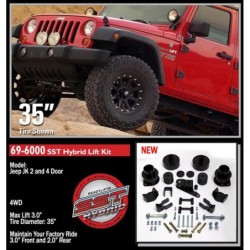 Lift Kit Suspension for 2007-2018 Jeep Wrangler JK 4WD Front and Rear