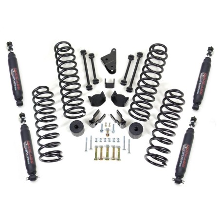 Lift Kit Suspension for 2007-2018 Jeep Wrangler JK 4WD 3-3'' Lift Front and Rear, Front, Rear